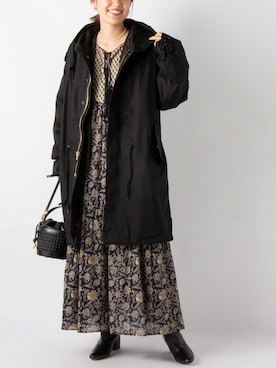 Rie Millerさん(レディース・160cm)の秋コーディネート