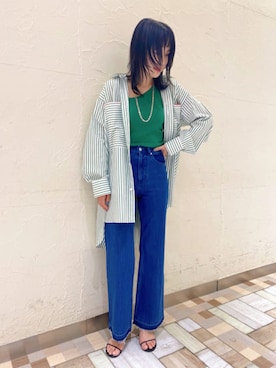 Rie Millerさん(レディース・160cm)の冬コーディネート