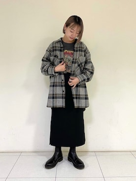 「ヴィンテージ風」｜Rie Millerさん（レディース・160cm）の秋コーディネート
