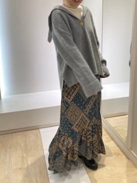 Rie Millerさん（レディース・160cm）の秋コーディネート