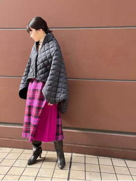 「O'NEIL of DUBLIN（オニールオブダブリン）のアイテム」を使った、Rie Millerさん（レディース・160cm）の秋コーディネート