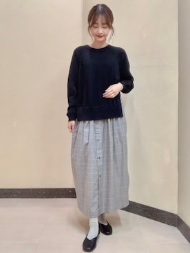 「AMERICAN HOLIC」｜「アイテム（ワンピース）」を使った、sayaka..さん（レディース・156cm）の秋コーディネート