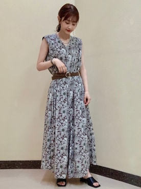 「AMERICAN HOLIC」｜「アイテム（ワンピース）」を使った、sayaka..さん（レディース・156cm）の夏コーディネート