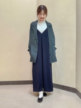 「AMERICAN HOLIC」｜「アイテム（ワンピース）」を使った、sayaka..さん（レディース・156cm）の秋コーディネート