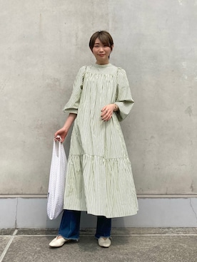 「RAY CASSIN（レイカズン）のアイテム（ワンピース/ドレス）」を使った、Yukiさん（レディース・161cm）の春コーディネート