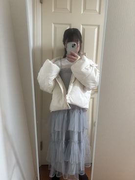 「アイテム（ブルゾン）」を使った、のらうさぎさん（レディース・151cm）の冬コーディネート