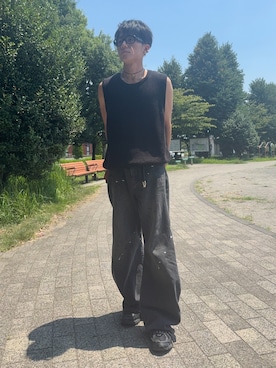 「soerte（ソエルテ）のアイテム」を使った、ryuya_98さん（骨格ストレート・メンズ・170cm）の夏コーディネート