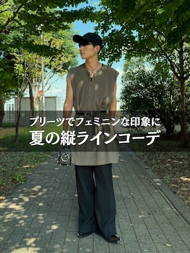 「Acne Studios（アクネストゥディオズ）のアイテム」を使った、ryuya_98さん（メンズ・170cm）の夏コーディネート