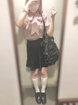 「axes femme（アクシーズファム）のアイテム（パンツ）」を使った、𝑴 ❤︎.*さん（レディース・162cm）の秋コーディネート