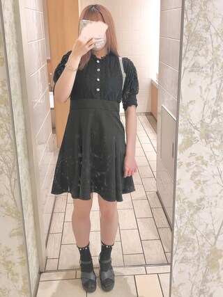 Dearmyloverose ディアマイラブローズ の 丸襟お嬢様ワンピース ワンピース Wear