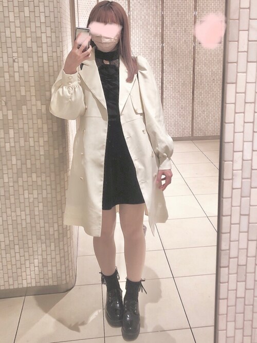 𝑴𝒚𝒖 Titty Co のトレンチコートを使ったコーディネート Wear