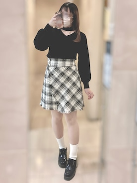 「Shoes in Closet（シューズインクローゼット）のアイテム（ドレスシューズ）」を使った、𝑴 ❤︎.*さん（レディース・162cm）の冬コーディネート