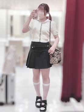 「アイテム（その他パンツ）」を使った、𝑴 ❤︎.*さん（レディース・162cm）の夏コーディネート