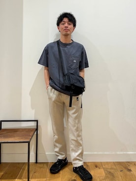 「グラミチ」｜みやさんさん（メンズ・171cm）の夏コーディネート