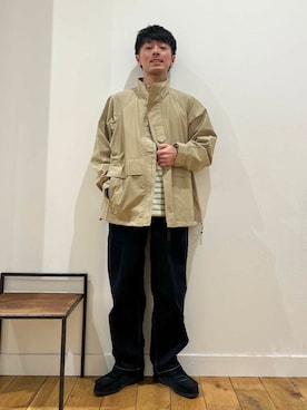「グラミチ」｜「アイテム（ブルゾン）」を使った、みやさんさん（メンズ・171cm）の冬コーディネート