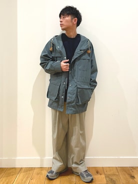 「SIERRA DESIGNS（シェラデザイン）のアイテム（マウンテンパーカー）」を使った、みやさんさん（メンズ・171cm）の冬コーディネート