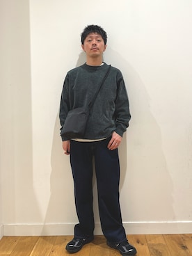 「URBAN RESEARCH Sonny Label（アーバンリサーチサニーレーベル）のアイテム（パンツ）」を使った、みやさんさん（メンズ・171cm）の秋コーディネート