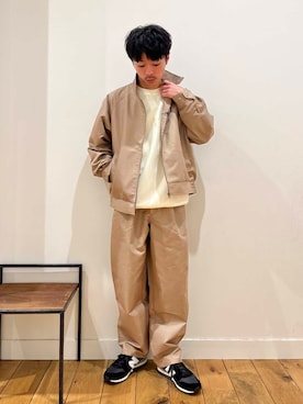 「長袖」｜「アイテム（ジャケット/アウター）」を使った、みやさんさん（メンズ・171cm）の冬コーディネート