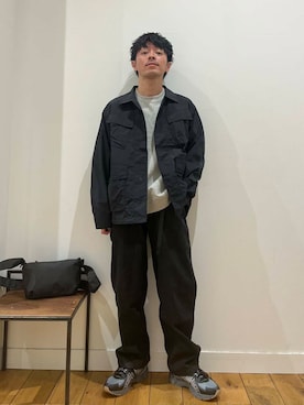 「グラミチ」｜「アイテム（ジャケット/アウター）」を使った、みやさんさん（メンズ・171cm）の冬コーディネート