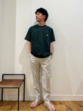 「DANTON」｜みやさんさん（メンズ・171cm）の春コーディネート