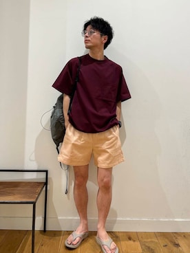 「URBAN RESEARCH Sonny Label（アーバンリサーチサニーレーベル）のアイテム（パンツ）」を使った、みやさんさん（メンズ・171cm）の夏コーディネート