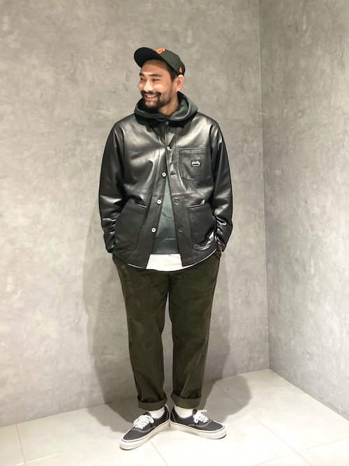 JSレリューム Stan Ray 本革レザーカバーオール JOURNAL STANDARD relume（ジャーナルスタンダード レリューム）の