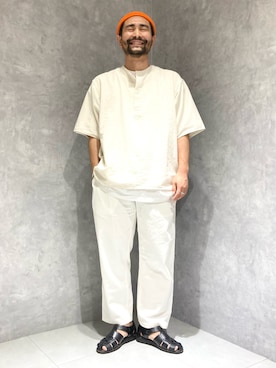「ARMY TWILL（アーミーツイル）のアイテム」を使った、hotokun0111さん（メンズ・173cm）の夏コーディネート