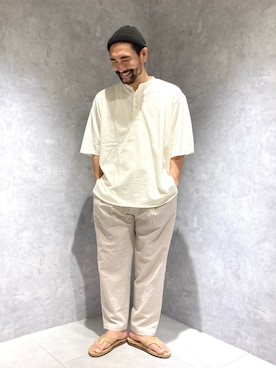 「ARMY TWILL（アーミーツイル）のアイテム」を使った、hotokun0111さん（メンズ・173cm）の夏コーディネート