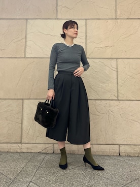 katayoさん（骨格ナチュラル・レディース・166cm）の秋コーディネート