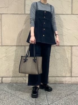 「ALM.（アルム）のアイテム」を使った、katayoさん（レディース・166cm）の秋コーディネート