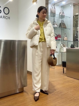 「URBAN RESEARCH ROSSO WOMEN（アーバンリサーチ　ロッソ）のアイテム（ダウンジャケット/コート）」を使った、katayoさん（レディース・166cm）の冬コーディネート