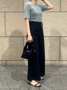 「URBAN RESEARCH ROSSO WOMEN（アーバンリサーチ　ロッソ）のアイテム（サンダル）」を使った、katayoさん（レディース・166cm）の夏コーディネート