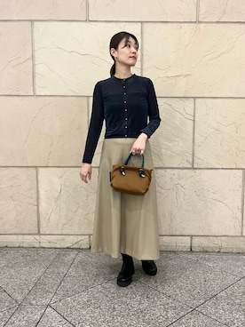 「アイテム（キャミソール）」を使った、katayoさん（レディース・166cm）の秋コーディネート