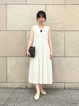 「FENDI（フェンディ）のアイテム」を使った、katayoさん（レディース・167cm）の夏コーディネート