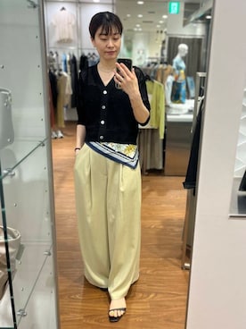 「ラメ」｜「アイテム（財布/小物）」を使った、katayoさん（レディース・166cm）の春コーディネート