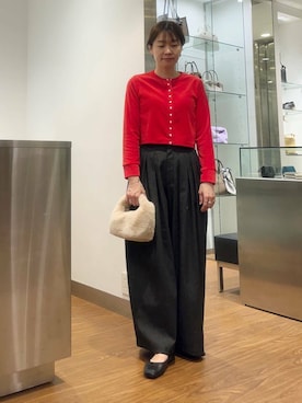 「アイテム（チェスターコート）」を使った、katayoさん（レディース・166cm）の秋コーディネート