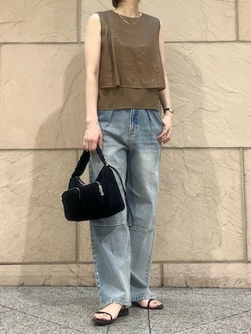 「URBAN RESEARCH ROSSO WOMEN（アーバンリサーチ　ロッソ）のアイテム（サンダル）」を使った、katayoさん（レディース・166cm）の夏コーディネート
