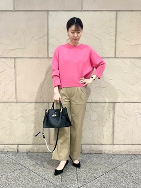 「URBAN RESEARCH（アーバンリサーチ）のアイテム（リング）」を使った、katayoさん（レディース・166cm）の秋コーディネート