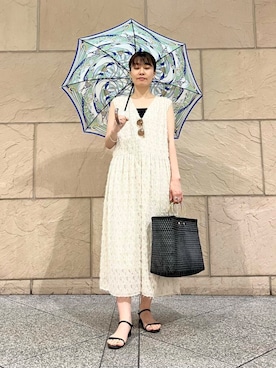 「傘」｜katayoさん（レディース・166cm）の夏コーディネート
