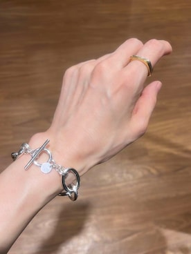 「URBAN RESEARCH（アーバンリサーチ）のアイテム（ブレスレット）」を使った、katayoさん（レディース・166cm）の夏コーディネート