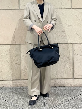 「URBAN RESEARCH ROSSO WOMEN（アーバンリサーチ　ロッソ）のアイテム（その他アウター）」を使った、katayoさん（骨格ナチュラル・レディース・166cm）の冬コーディネート