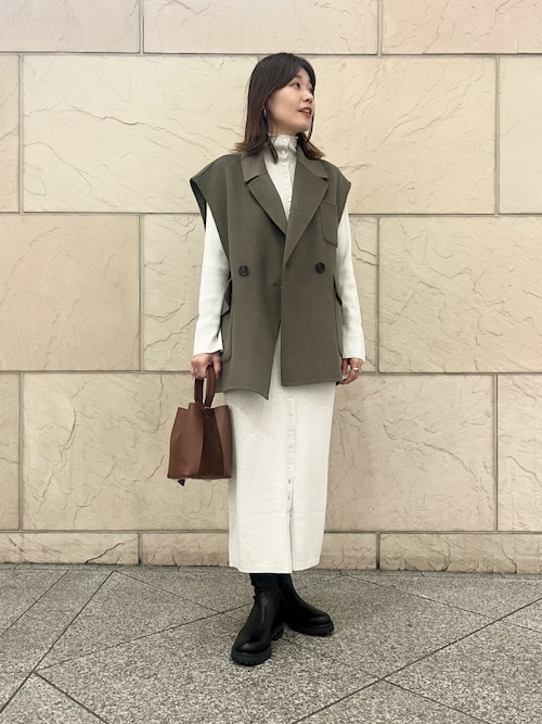 セール】『一部別注カラー』YENN DOUBLE FACE VEST JACKET（その他