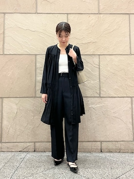 「アイテム（キャミソール）」を使った、katayoさん（レディース・166cm）の秋コーディネート
