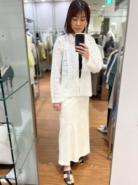 「URBAN RESEARCH ROSSO WOMEN（アーバンリサーチ　ロッソ）のアイテム（スカート）」を使った、katayoさん（レディース・166cm）の春コーディネート