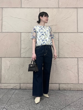 「URBAN RESEARCH ROSSO WOMEN（アーバンリサーチ　ロッソ）のアイテム（パンツ）」を使った、katayoさん（レディース・166cm）の春コーディネート