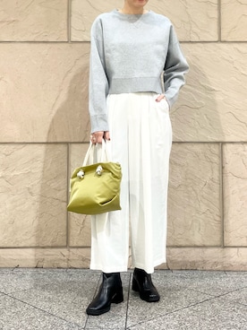「URBAN RESEARCH ROSSO WOMEN（アーバンリサーチ　ロッソ）のアイテム（ニット/セーター）」を使った、katayoさん（レディース・166cm）の冬コーディネート