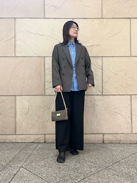 「アイテム（アクセサリー）」を使った、katayoさん（レディース・166cm）の秋コーディネート