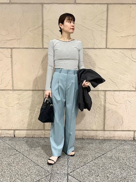 「newarrival」｜「アイテム（ブルゾン）」を使った、katayoさん（レディース・166cm）の春コーディネート