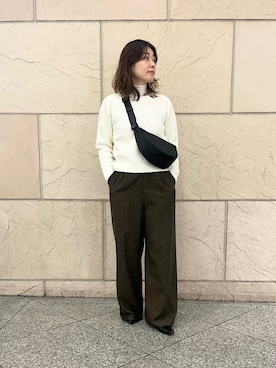 「LAATO（ラート）のアイテム」を使った、katayoさん（レディース・166cm）の冬コーディネート