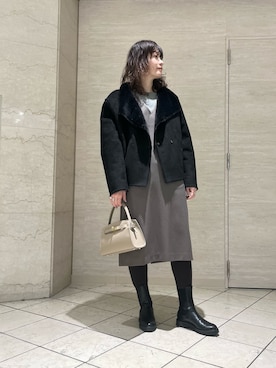 「URBAN RESEARCH ROSSO WOMEN（アーバンリサーチ　ロッソ）のアイテム」を使った、katayoさん（レディース・166cm）の冬コーディネート